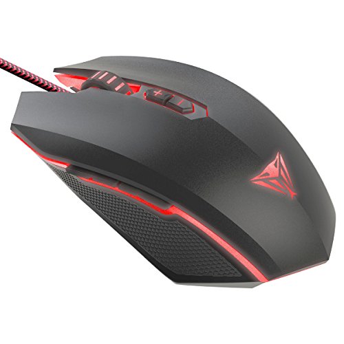 Patriot Viper V530 Optische Gaming Maus, 4000 DPI Sensor, 7 Programmierbare Tasten, 6 anpassbare Profile, 60 IPS Gaming Mouse für PC von Patriot Memory