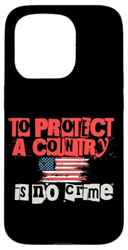 Saving A Nation Is Never A Crime Hülle für iPhone 15 Pro von Patriot Power Trump Gear