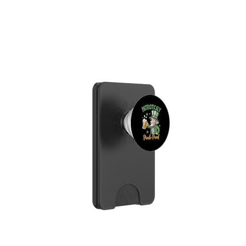 Festlich und frei – patriotisch knicksicher St. Patrick's Day PopSockets PopWallet für MagSafe von Patriot Shamrock Co.