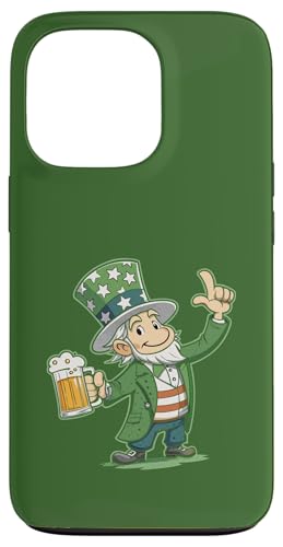 Hülle für iPhone 13 Pro Stolzer irisch-amerikanischer St. Patrick's Day von Patriot Shamrock Co.