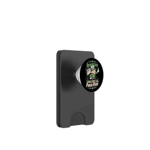 USA Pinch-Proof St. Patrick's Day - Irisch-Amerikanische Flagge PopSockets PopWallet für MagSafe von Patriot Shamrock Co.