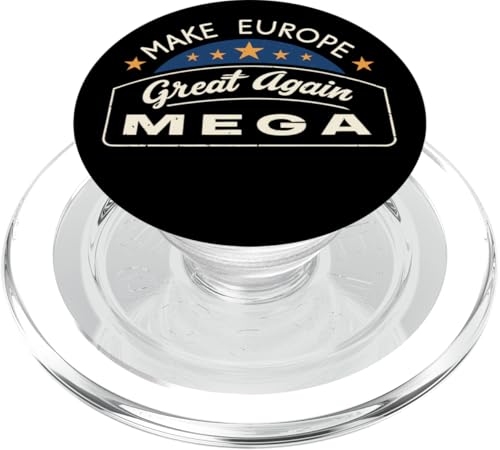 MEGA - Mach Europa wieder großartig PopSockets PopGrip für MagSafe von Patriotic Funny MEGA - Make Europe Great Again