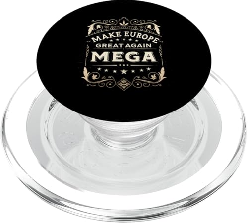 Mach Europa wieder großartig - MEGA - Classic Europe PopSockets PopGrip für MagSafe von Patriotic Funny MEGA - Make Europe Great Again