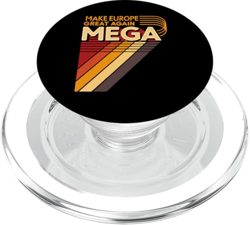 Mach Europa wieder großartig - MEGA - Vintage Retro MEGA PopSockets PopGrip für MagSafe von Patriotic Funny MEGA - Make Europe Great Again