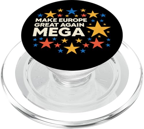 Retro EU - Cool Make Europe Great Again PopSockets PopGrip für MagSafe von Patriotic Funny MEGA - Make Europe Great Again