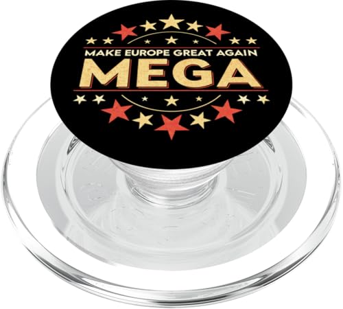 Vintage - Make Europe Great Again PopSockets PopGrip für MagSafe von Patriotic Funny MEGA - Make Europe Great Again