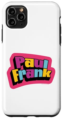 Hülle für iPhone 11 Pro Max Paul Frank Logo in Violett, Gelb, Cyan, Pink von Paul Frank