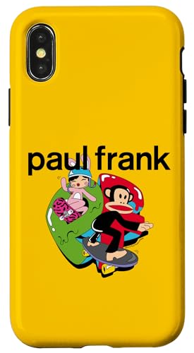 Hülle für iPhone X/XS Paul Frank Julius & Bunny Girl Skateboarden von Paul Frank