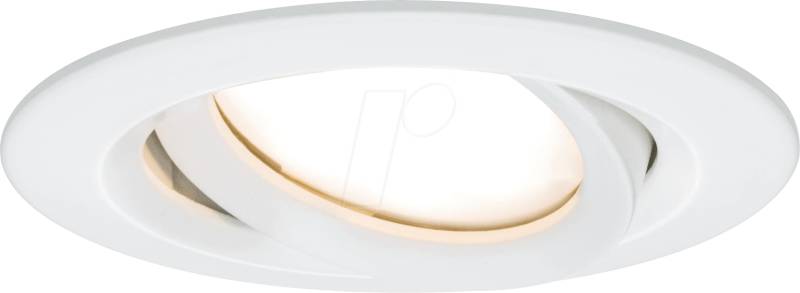 PLM 93681 - Einbauleuchte LED Nova 1 x 6,8 W, 2700 K, weiß matt von Paulmann