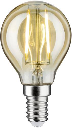 Paulmann 28525 LED E14 Tropfenform 2W = 16.2W Gold (Ø x H) 45mm x 78mm 1St. von Paulmann