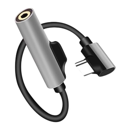 Pavsicgn Telefonadapter für Kopfhörerbuchse, Kopfhörer -Jackadapter - Audio -Konverter -Kopfhörer -Jackadapter,Audiokabel USB C bis 3,5 mm, Handyzubehör, Laden und Musik hören von Pavsicgn