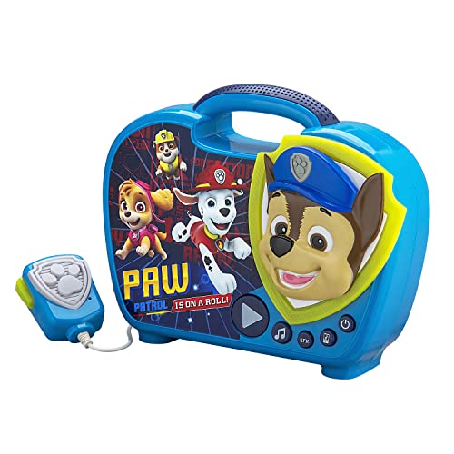 Paw Patrol Sing Along Boombox mit Mikrofon. Sing Along to Built in Music. Real Working Mikrofon. Connects to Your MP3-Player Device. von ekids