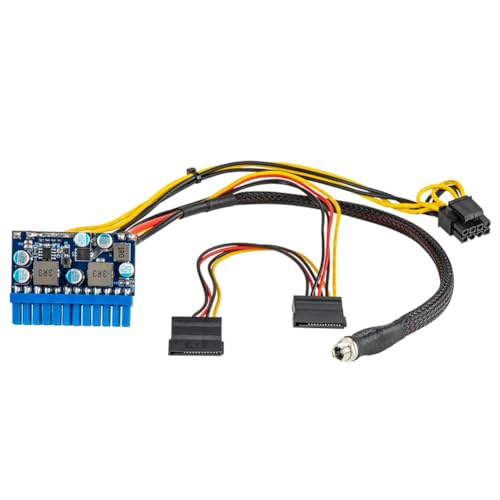 Pawlickio DC 12V 300W 24Pin ATX Verbindung mit Motherboard Mini ITX Netzteil Pcio PSU Modul für PC Gamer von Pawlickio