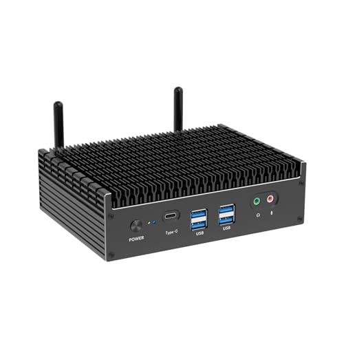 13th Gen i5 1235U Lüfterloser Intel Mini PC 2 * 2.5G LAN PCIE4.0 DDR4 Tunderbolt 4 eGPU Desktop PC Gamer Mini Computer WiFi6 von PcZinophyte