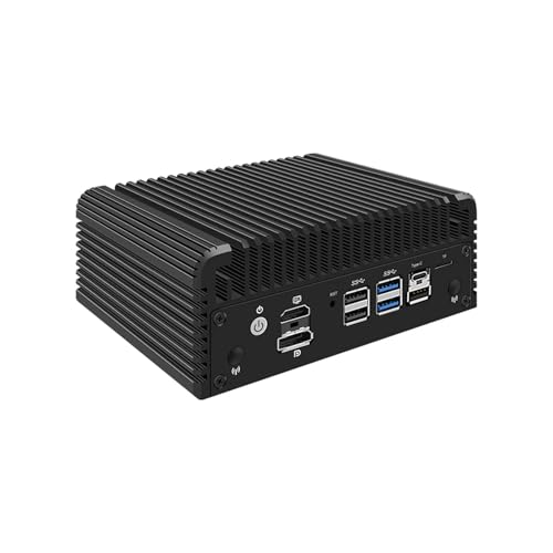 PcZinophyte 13. Gen Soft Router i5-1335U 6xi226-V 2.5G USB4.0 2xDDR5 Lüfterlose Mini PC NAS Firewall Appliance Proxmox von PcZinophyte