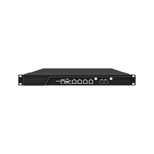 PcZinophyte 1U Rack Firewall Appliance 2x10G SFP+ 4X i226-V 2.5G i3-N305 N100 DDR5 mSATA Netzwerk Router Mini PC Server AES-NI von PcZinophyte