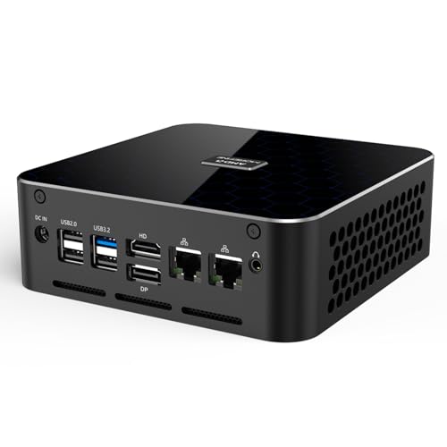 PcZinophyte M600 Ryzen 5 8645HS AI Mini PC 2xDDR5 2xPCIe4.0 2x2.5G LAN Win11 MINIPC Desktop Computer Spiele PC WiFi6 von PcZinophyte