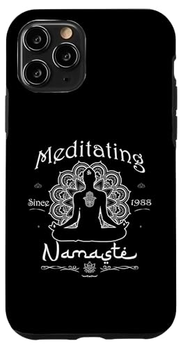 Meditating Since 1988 - 37 Years of Reflective Calm Hülle für iPhone 11 Pro von Peace, Namaste, and Chakras Store