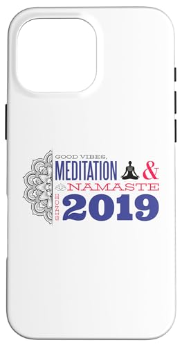 Meditating Since 2019 - 6 Years of Serene Wisdom Hülle für iPhone 16 Pro Max von Peace, Namaste, and Chakras Store