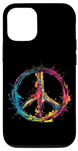 Hülle für iPhone 15 Pro Peace Love Hippie Kostüm 60er & 70er Jahre Friedenssymbol von Peace Love Shop Friedenssymbol Hippie Designs