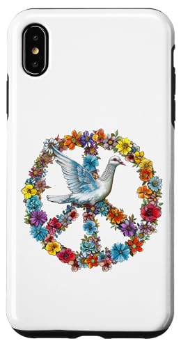 Hülle für iPhone XS Max Peace Love Hippie Kostüm 60er & 70er Jahre Friedenssymbol von Peace Love Shop Friedenssymbol Hippie Designs