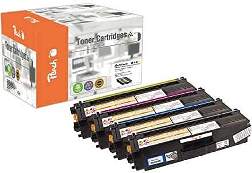 Peach B900TN Spar Pack Tonermodule (BK, C, M, Y) ersetzt Brother TN-900 für z.B. Brother MFCL 9550 CDWT, Brother HLL 9200 CDWT, Brother HLL 9300 CDWTT, Brother MFCL 9550 CDW von Peach