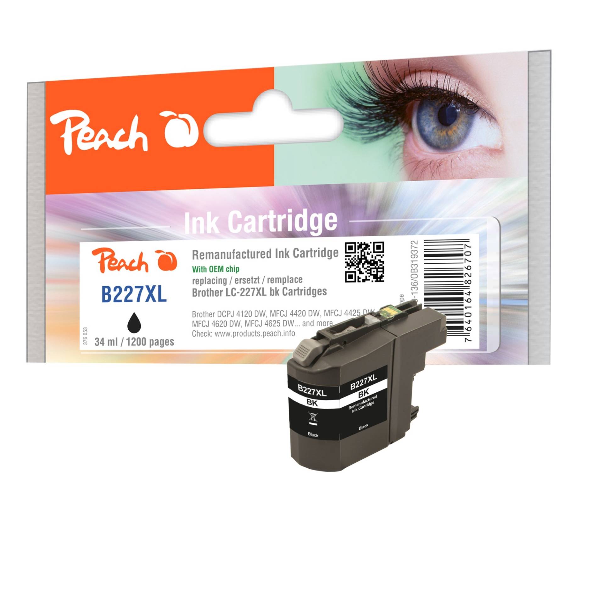 Tinte schwarz PI500-136 von Peach