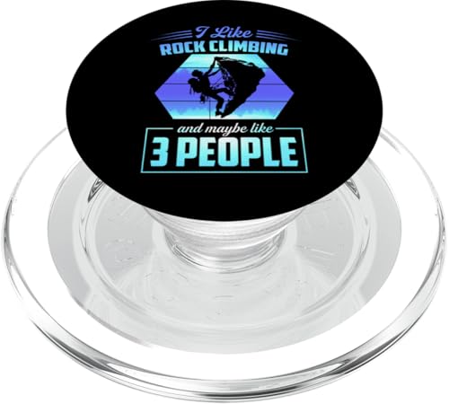 Ich mag Klettern und vielleicht mag ich 3 Leute PopSockets PopGrip für MagSafe von Peak Rock Climbing With Outdoorsy Vibe