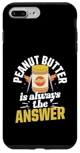 Erdnussbutter Food - Erdnussbutter ist immer die Antwort Hülle für iPhone 7 Plus/8 Plus von Peanut Butter Foodie Humor Design