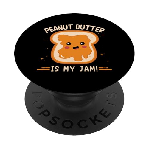 Peanut Butter Is My Jam Best Friend Passende Paare PopSockets mit austauschbarem PopGrip von Peanut Butter Jelly Couple Matching Apparel