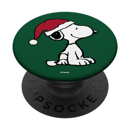 Peanuts Weihnachtsmütze Snoopy PopSockets mit austauschbarem PopGrip von Peanuts