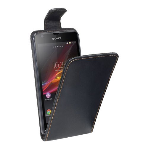 PEDEA Flipcase Hülle für Sony Xperia Z2 Tasche, schwarz von Pedea