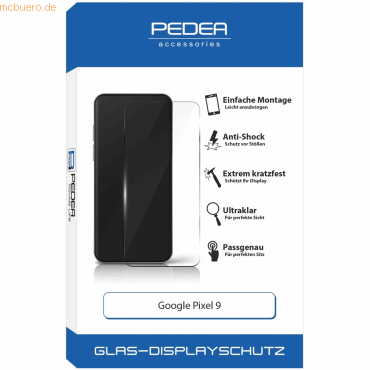 PEDEA PEDEA Display-Schutzglas Google Pixel 9 + 9 Pro von Pedea