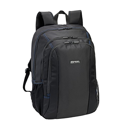 PEDEA Rucksack *First One* Wasserabweisender Freizeit Gaming Laptop Rucksack bis 17,3 Zoll (43,9cm), Schwarz/Blau von Pedea