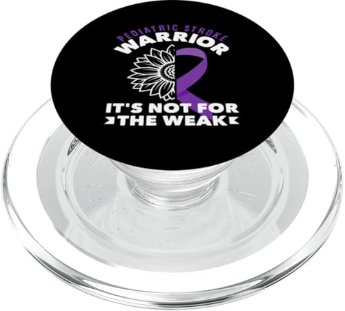 Pediatric Stroke Awareness Warrior Es ist nichts für Schwache PopSockets PopGrip für MagSafe von Pediatric Stroke Advocacy Awareness Apparel Gifts