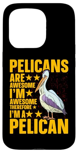 Hülle für iPhone 15 Pro Lustiger Pelikan-Liebhaber, niedliche Ozean-Wildtiere von Pelican Wildlife Ocean Cute Bird Lover Tee Apparel