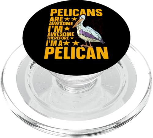 Lustiger Pelikan-Liebhaber, niedliche Ozean-Wildtiere PopSockets PopGrip für MagSafe von Pelican Wildlife Ocean Cute Bird Lover Tee Apparel