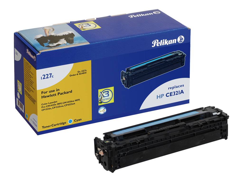 Pelikan Toner HP CE321A 1227c cyan rebuilt von Pelikan Printing