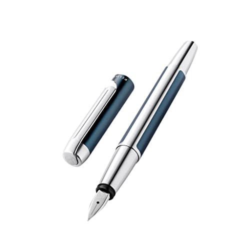 Pelikan 817172 Füller Pura, Petrol, B-Feder, 1 Stück inklusive Großraumpatrone Pelikan Edelstein Ink® Sapphire von Pelikan