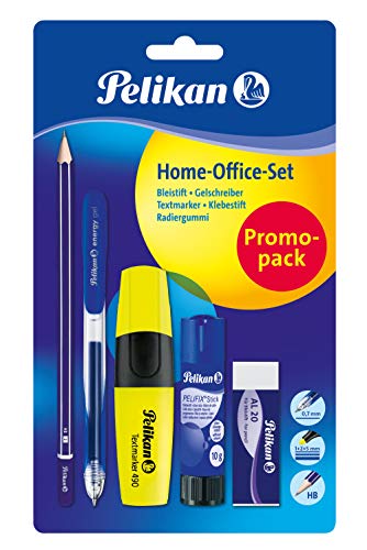 Pelikan 817769 Home-Office-Set, farbig sortiert (keine Farbauswahl möglich!), 1 Set von Pelikan