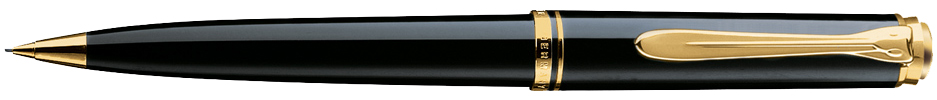 Pelikan Drehbleistift , Souverän 600, , schwarz/gold von Pelikan