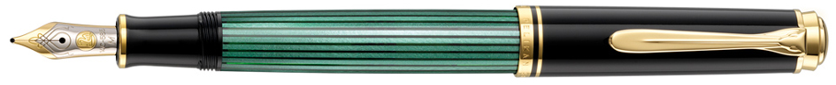 Pelikan Füllhalter , Souverän 600, , schwarz/grün, B von Pelikan