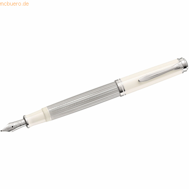 Pelikan Füllhalter M405 B Silber-Weiß von Pelikan