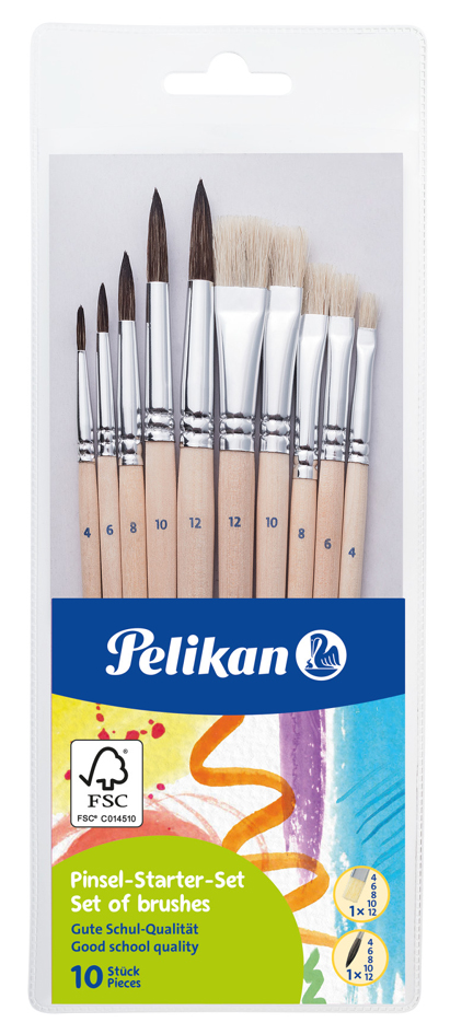 Pelikan Pinsel Starter-Set, 5-teilig von Pelikan