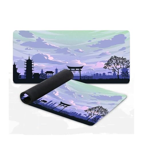 Großes Mousepad, Landschaft, Torii-Tor, Mauspad, Tastaturmatten, Bürotisch, Teppich, Schreibtischunterlage, Mauspads(Mouse pad-1,400X900X2MM) von Pengchang