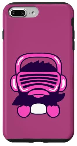 Hülle für iPhone 7 Plus/8 Plus Pinguin Party Musik DJ Sonnenbrille Kopfhörer Rave Techno Fun von Penguin Funny Cute Happy Animal Bird Lover Designs