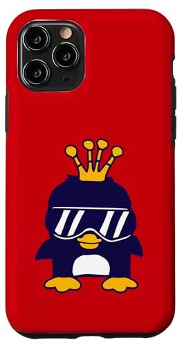 Pinguin Crown King Prince Princess Queen Sonnenbrille Little Hülle für iPhone 11 Pro von Penguin Funny Cute Happy Animal Bird Lover Designs