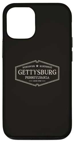 Hülle für iPhone 12/12 Pro Gettysburg Pennsylvania | Historisches Gettysburg PA von Pennsylvania Standard Apparel Co.