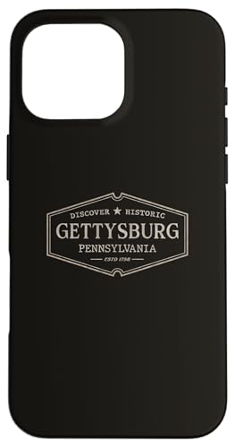 Hülle für iPhone 16 Pro Max Gettysburg Pennsylvania | Historisches Gettysburg PA von Pennsylvania Standard Apparel Co.