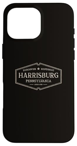 Hülle für iPhone 16 Pro Max Harrisburg Pennsylvania | Historisches Harrisburg PA von Pennsylvania Standard Apparel Co.